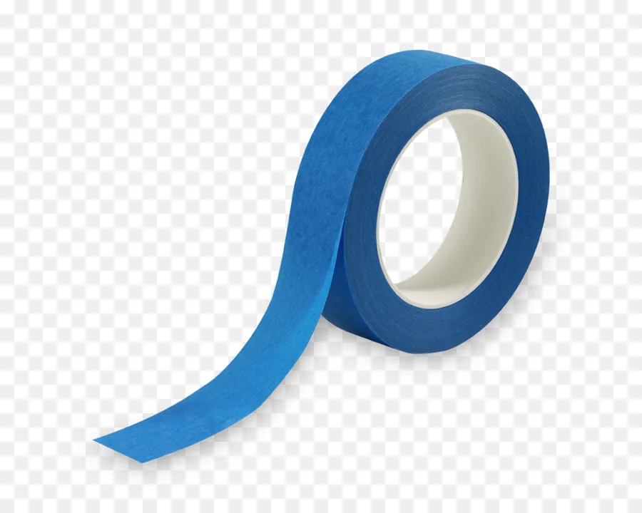 Blue painters waterproof writable crepe paper washi tape jumbo roll