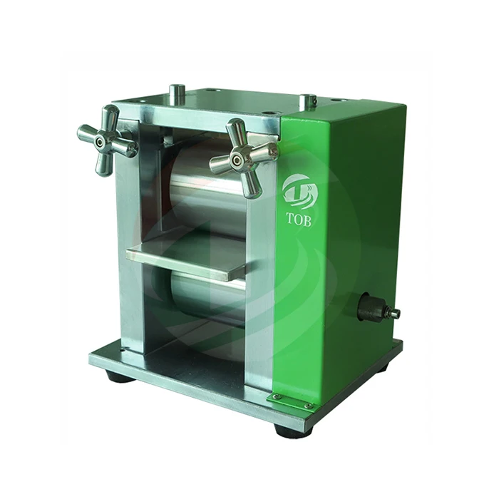 Lithium Battery lab calender Manual Rolling Press Machine For Electrode