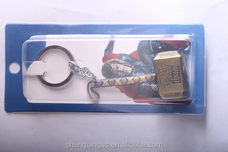 Wholesale Avenger Alliance Pendant Quake Hammer THOR Alloy Pendant Razer Hammer Keychain