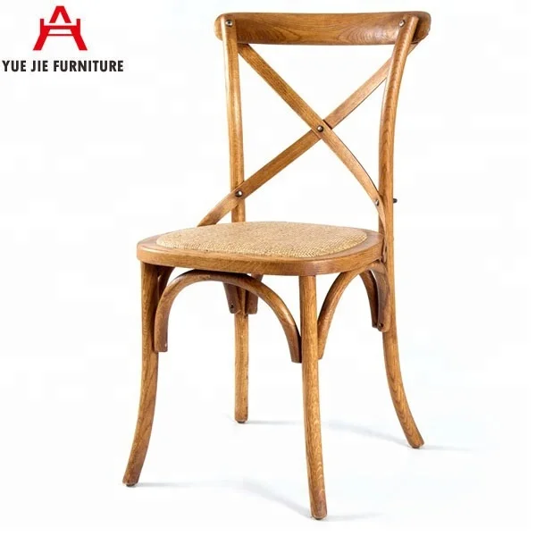 
Dining Room Hotel Wooden Cross Back Chair 