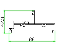 
mauritius aluminum window door profile aluminium price per kg of aluminum profile for door and window 
