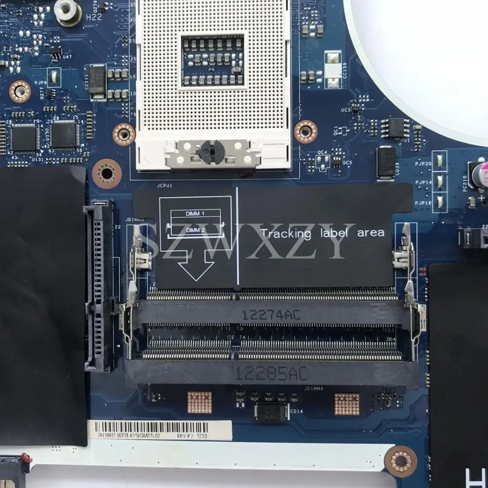 For Dell Alien-ware M17x R4 Laptop Motherboard CN-0THTXT 0THTXT THTXT QBR00 LA-8341P HM77 MainBoard