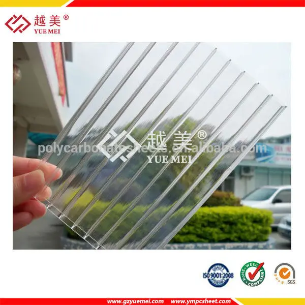Uv polycarbonate hollow sheet twin wall panels roof canopy twinwall plastic