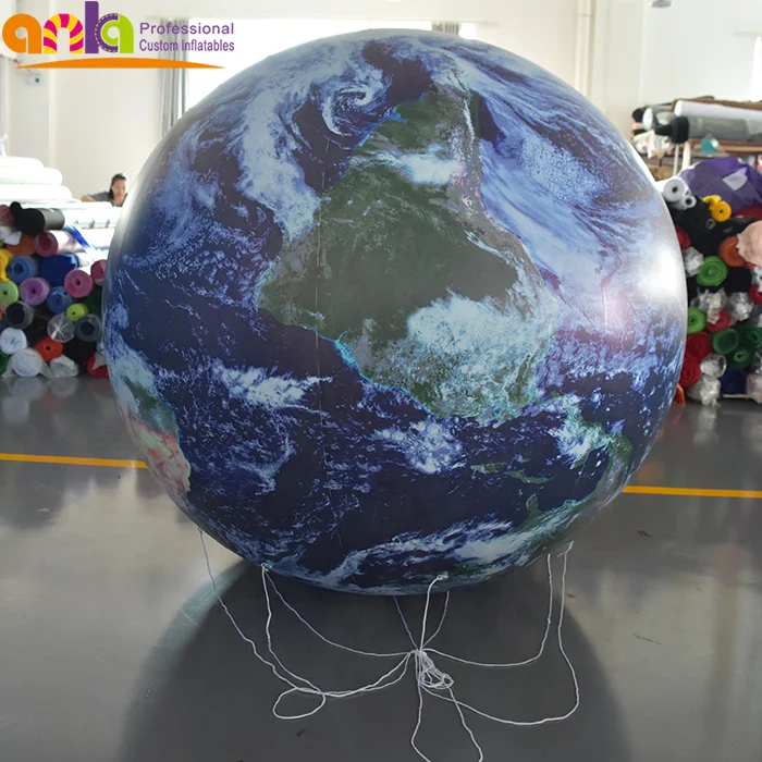 Giant inflatable planets/ inflatable globe helium balloonfor decoration