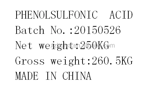 phenol-4-sulfonic acid solution