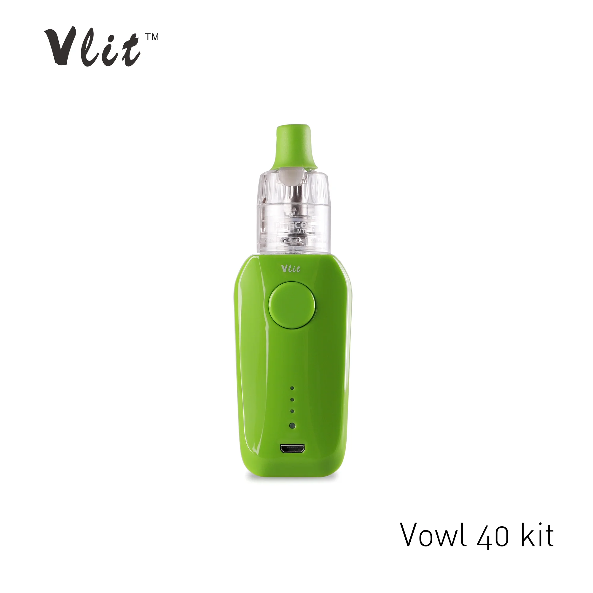 Newest amazon electronic cigarette vape starter Vlit Vowl 40 kit with Preco MTL tank vape pen electronic cigarette
