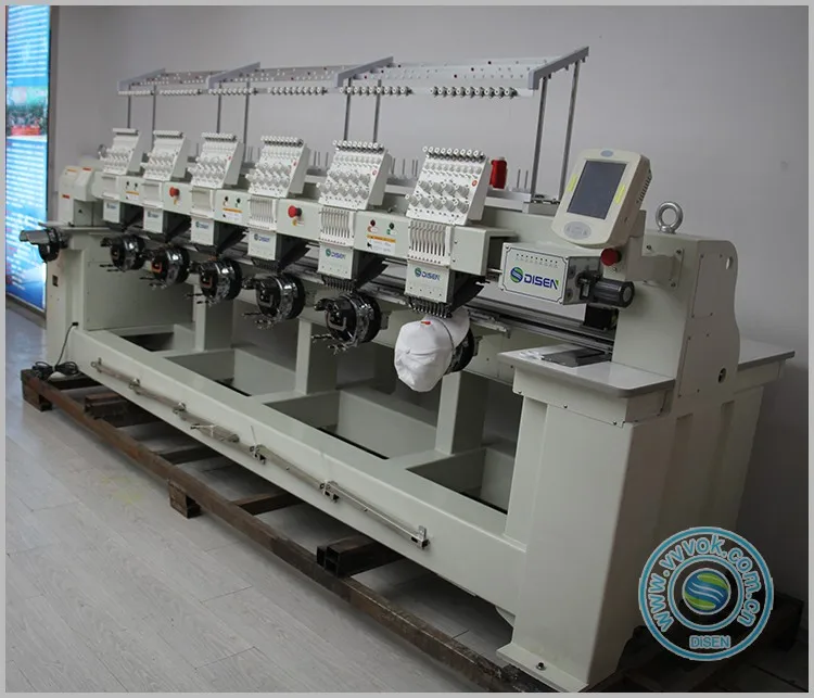 
High speed 6 head 9 pin bed sheet embroidery machine 