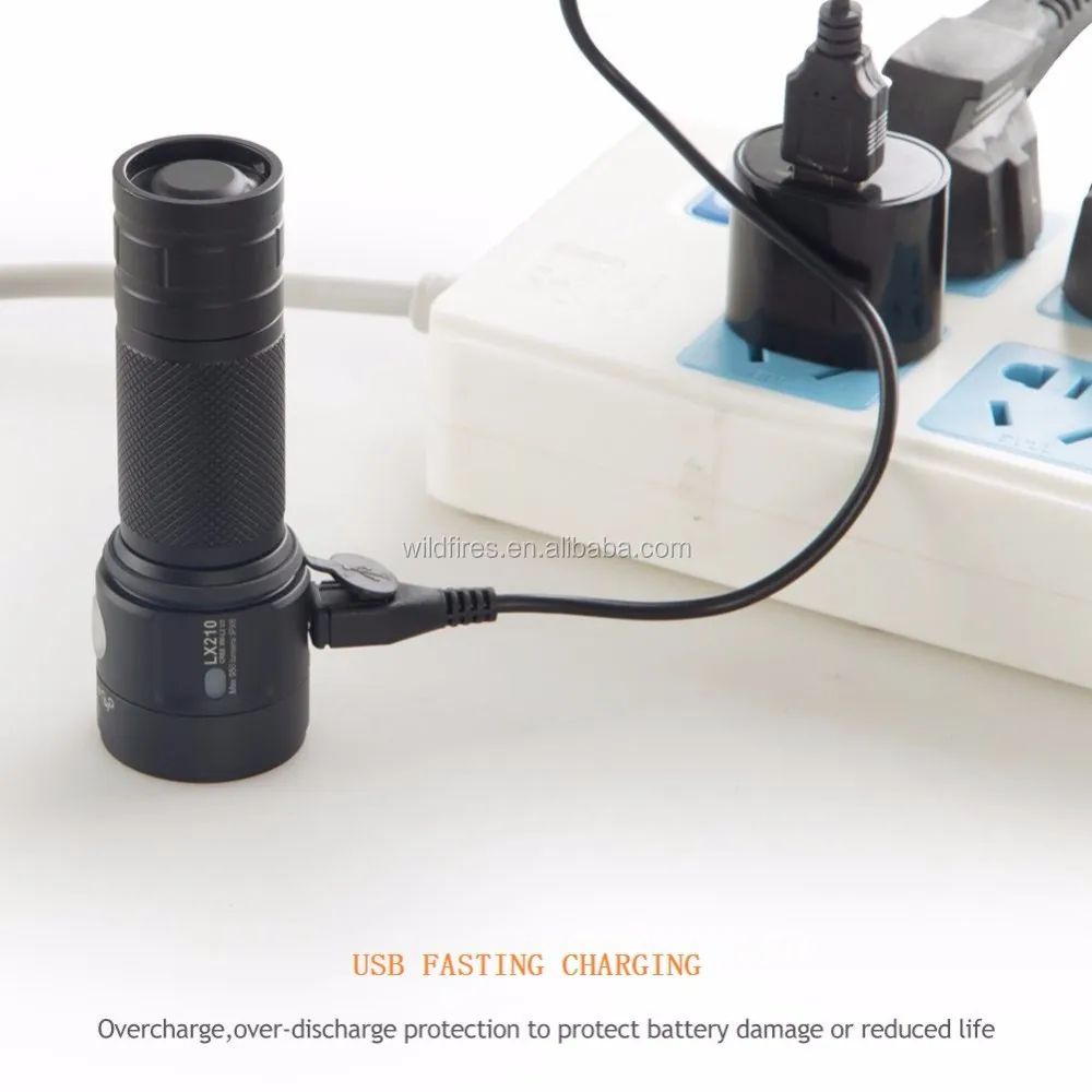 
Wholesale cycling safety Led bike light with IPX6 USB Rechargeable 18650 battery and Cree U3 LED 10W bike front light 