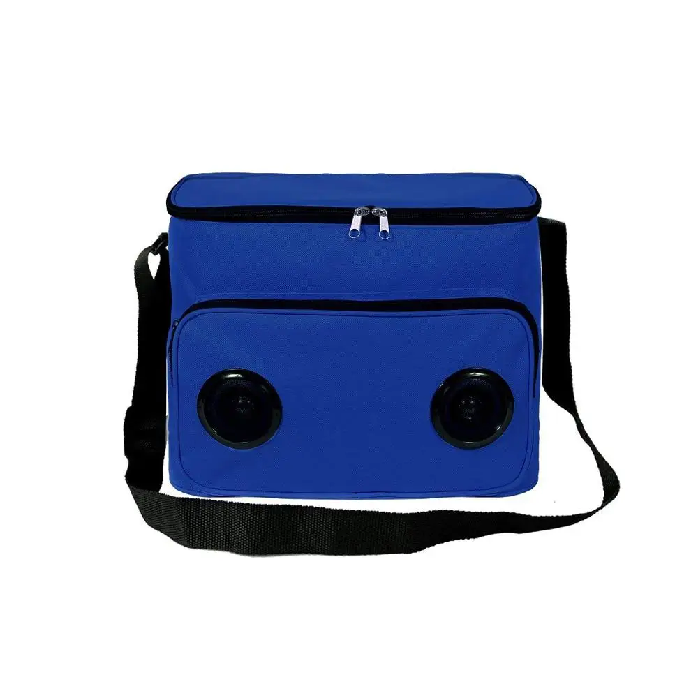 12/24/36 Cans custom picnic shoulder cooler bag with Blue tooth speaker