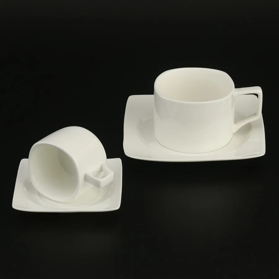 Керамические чайные чашки и блюдца 250 куб. См, фарфор, оптовая продажа