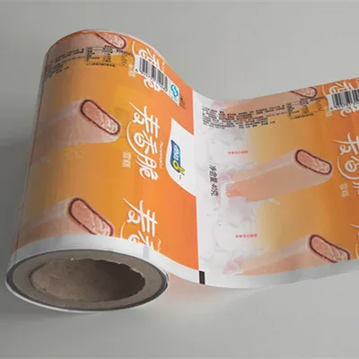 20 micron BOPP food packaging film/plastic printed laminated packing film roll for Popsicles