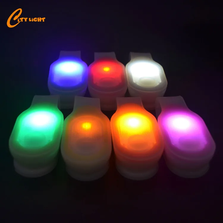 2 kinds light silicone magnet led light clip for promotion