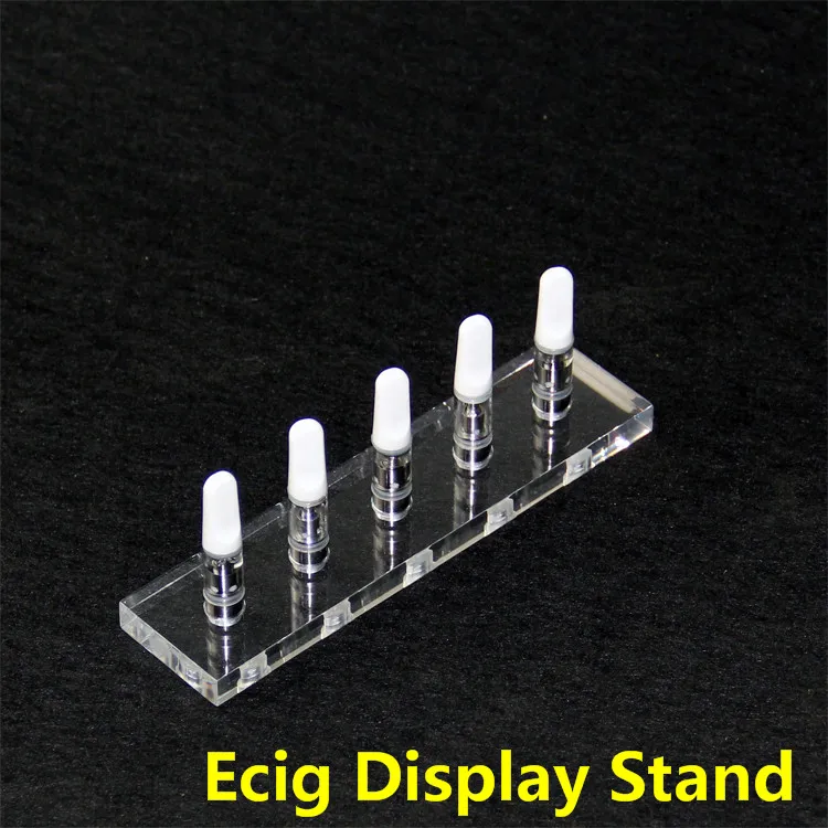 Wholesale 510 cartridge show stand E-cigarette display stand vape atomizer holder with 5 holes wholesale