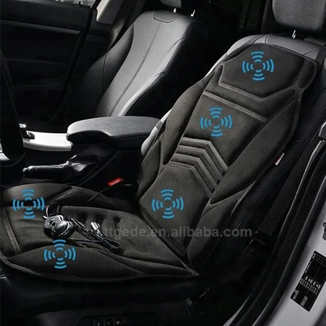 Массажер для спины для дома и офиса, подушка для массажа на сиденье, подушка для массажа на шею и автомобильное электрическое сиденье с тепловой вибрацией, теплая Массажная подушка