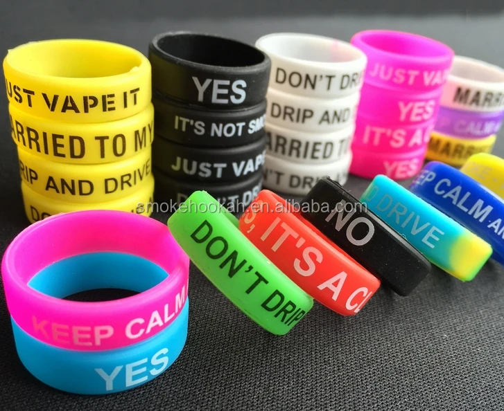 Smokehookah Best And Cheapest Customized Silicone OEM Vape Band For Protecting Tanks