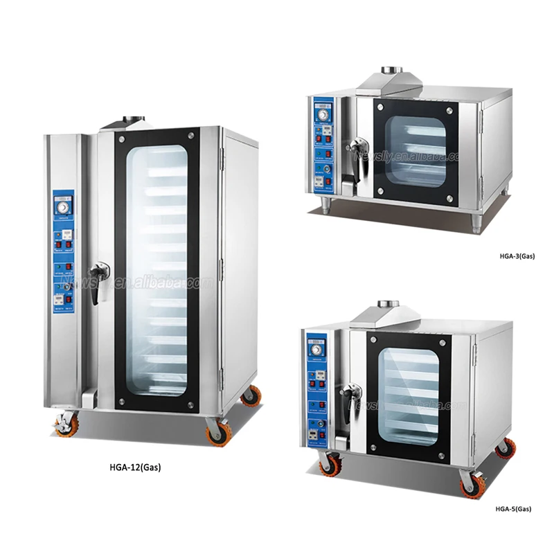 
Commercial Hot air 12 trays Stainless steel Bread Convection Oven for bakery use 