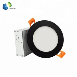 recessed led light ETL slim pot light 4' 9W led slim recessed downlight with junction box driver