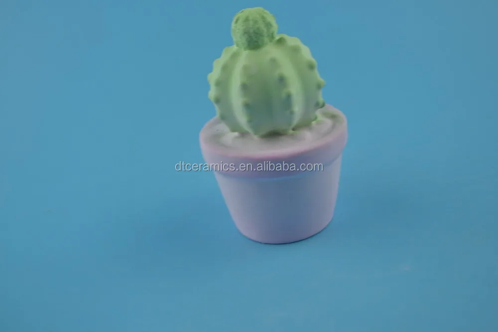 cactus shaped air freshener scented gypsum ceramic air freshener