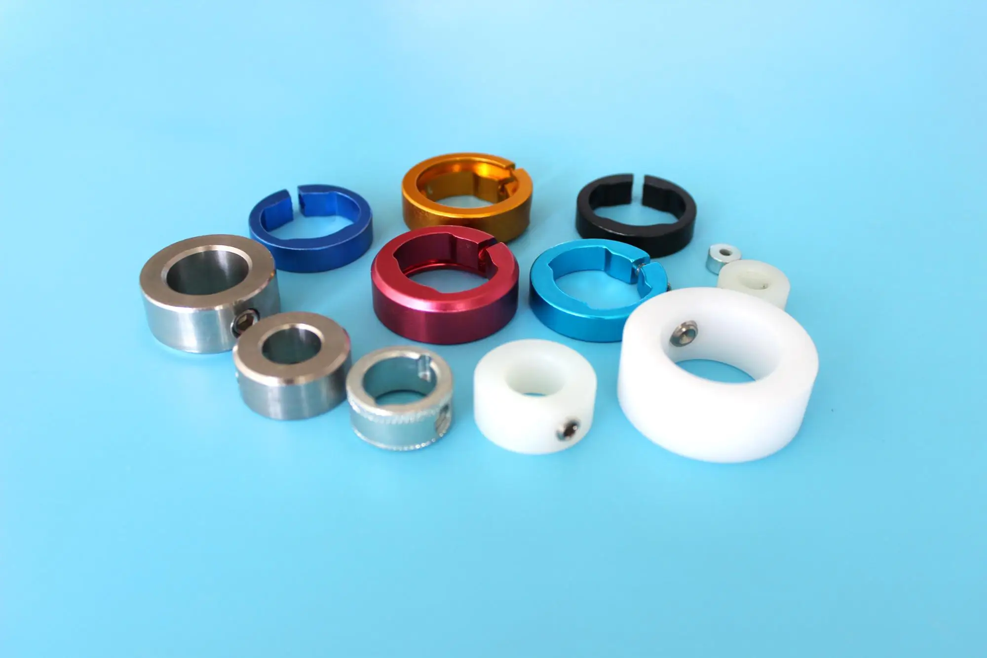 Shaft Collar-Double Split - 8mm ID x 18mmOD x 9mm