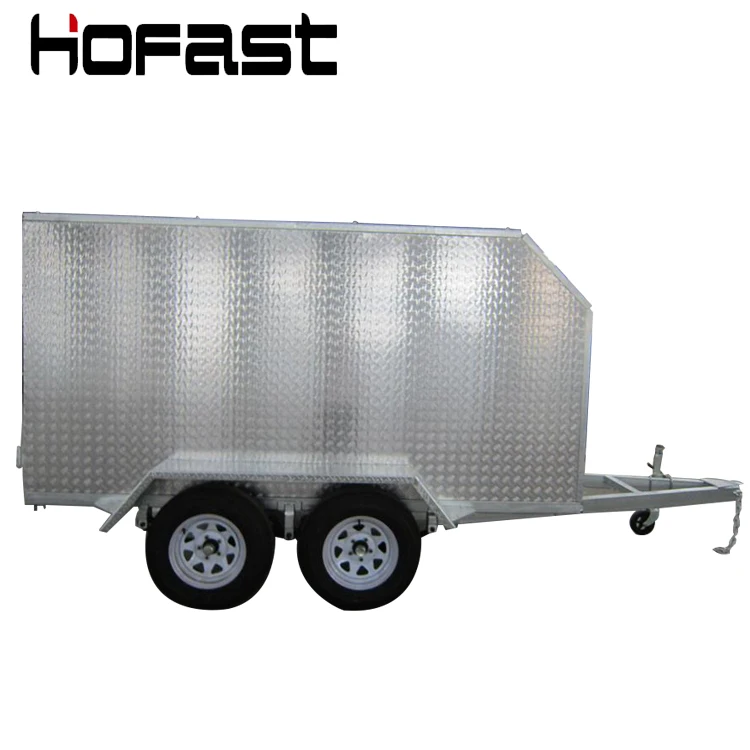 10x5 тандем, закрытый прицеп, алюминиевый ящик для инструментов, прицеп