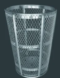 Outdoor High Quality Wire Mesh Trash Can