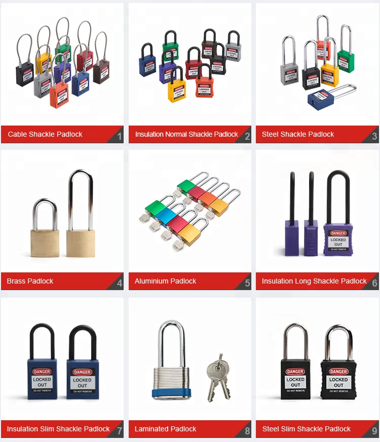 Elecpopular OEM Brands High Quality Steel Shackle Safety Padlocks
