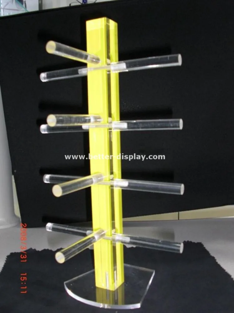 Acrylic Sunglasses Show Rack Eyeglasses Display Stand Holder