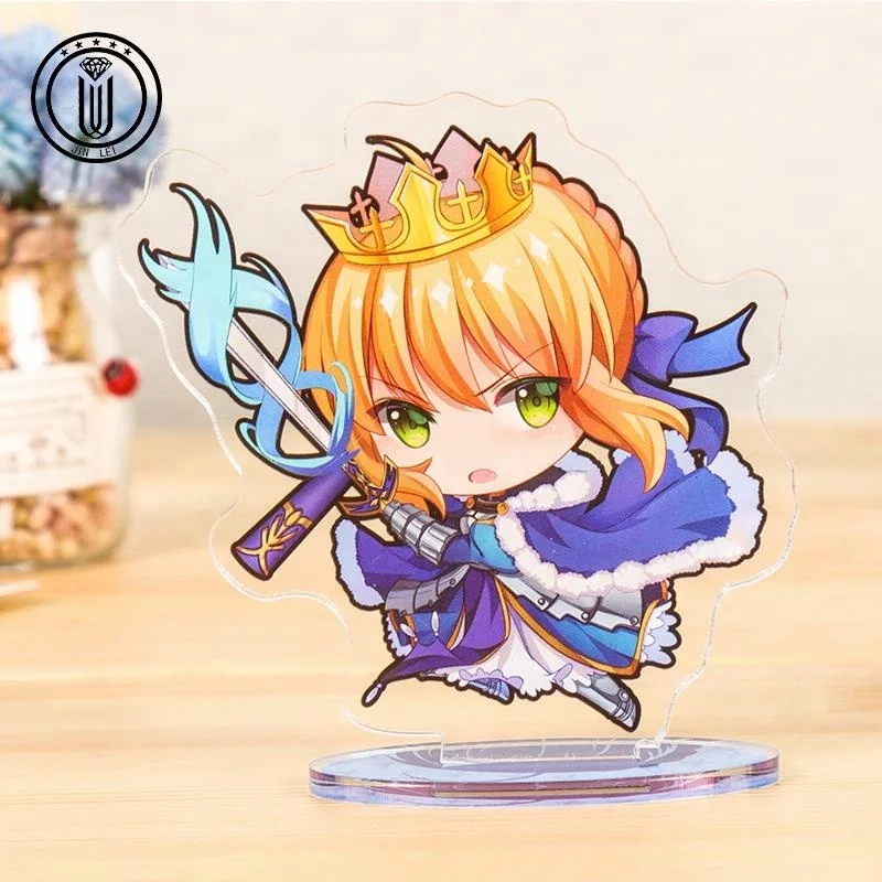 Нет минимального заказа, двухсторонний Печатный дизайн, стенд, акриловая подставка, аниме