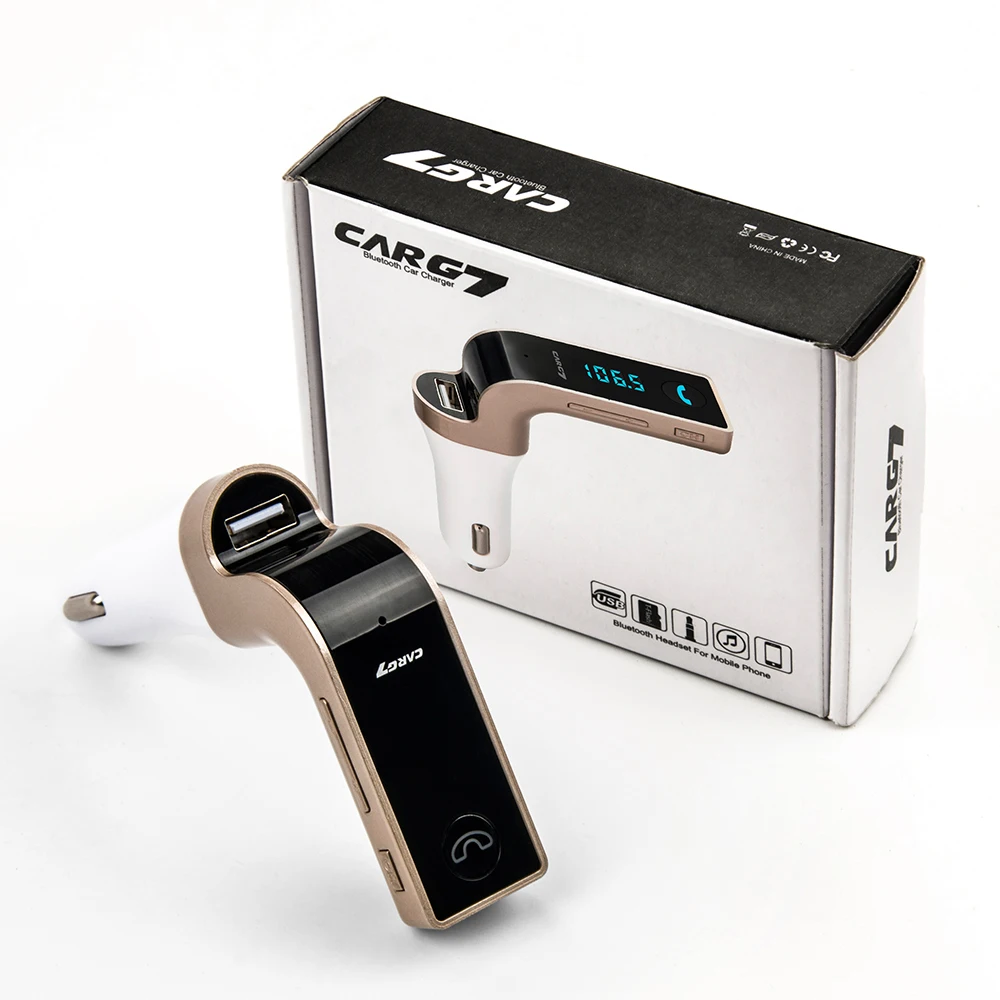 Official Certification GXYKIT 5V 2.1A Car MP3 G7 Player Bluetooth AUX Adapter Car Bluetooth Handsfree Kit