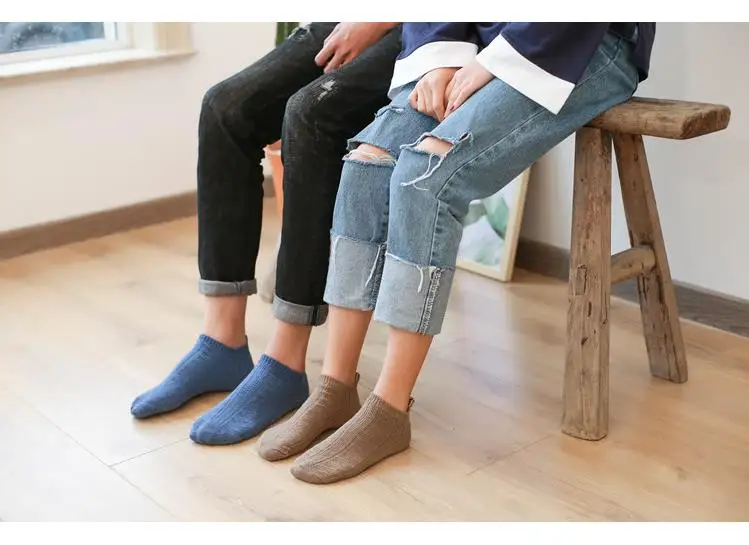 9 видов цветов в этническом стиле женские повседневные штаны в полоску, плотные носки-тапочки унисекс мягкие шерстяные носки в полоску