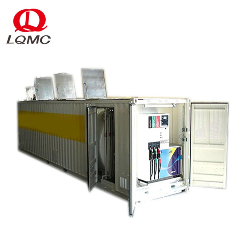 Portable gas pump mobile fuel petrol station with generator