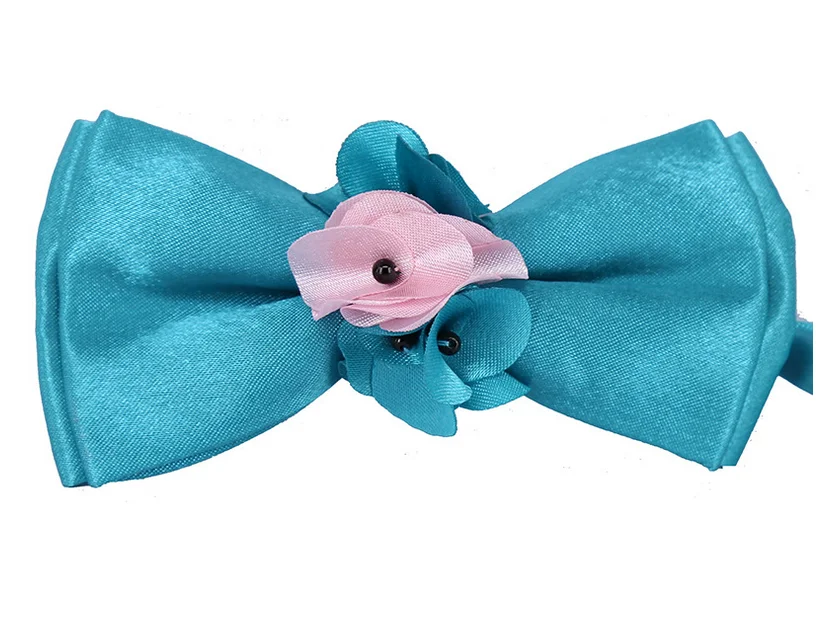 Newest Factory Hand Made Red Polyester Party Mens Weeding Bowtie