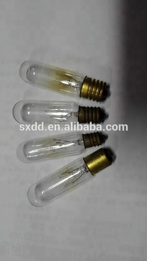 China golden Supplier factory cheap price incandescent bulb T10 T13 T20 T25 T30 T38 bulb E14 E27 B22 BA15 AC110V AC220V