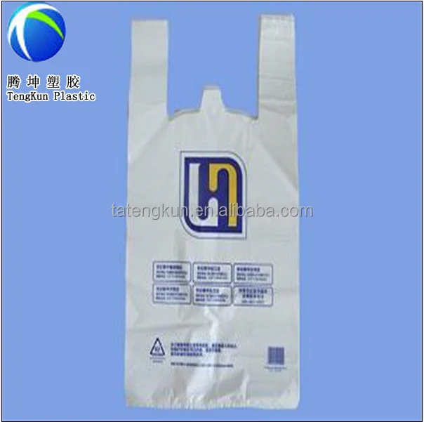 
Disposal T Shirt Bag with Fresh Vegetables Packaging Plastic Bag on Roll 