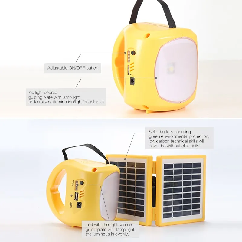 Hot sale outdoor portable lantern motion sensor solar camping led light