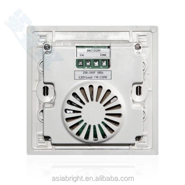 Digital light dimmer switch for fluorescent lamp