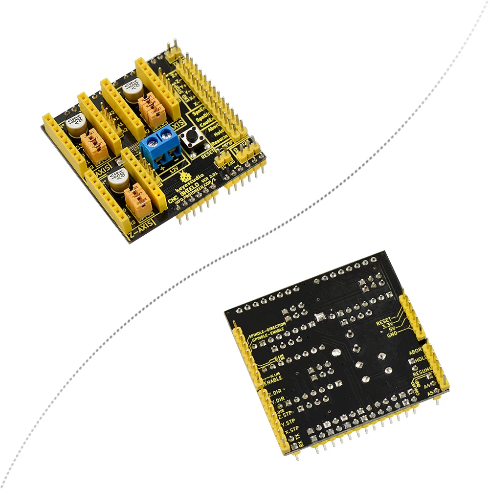 Keyestudio A4988 3D принтер Драйвер шагового двигателя с ЧПУ щит V2