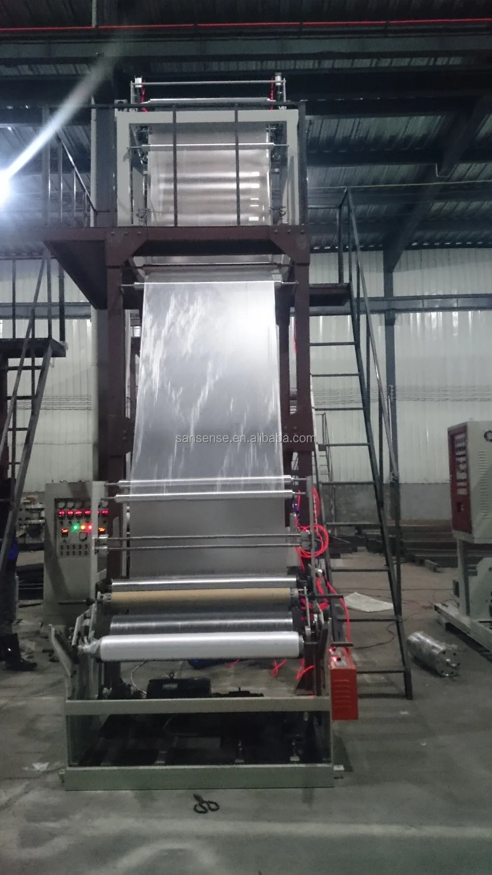 Машина для выдувания полиэтиленовой пластиковой пленки, машина для выдувания экструзионной пленки hdpe, цена