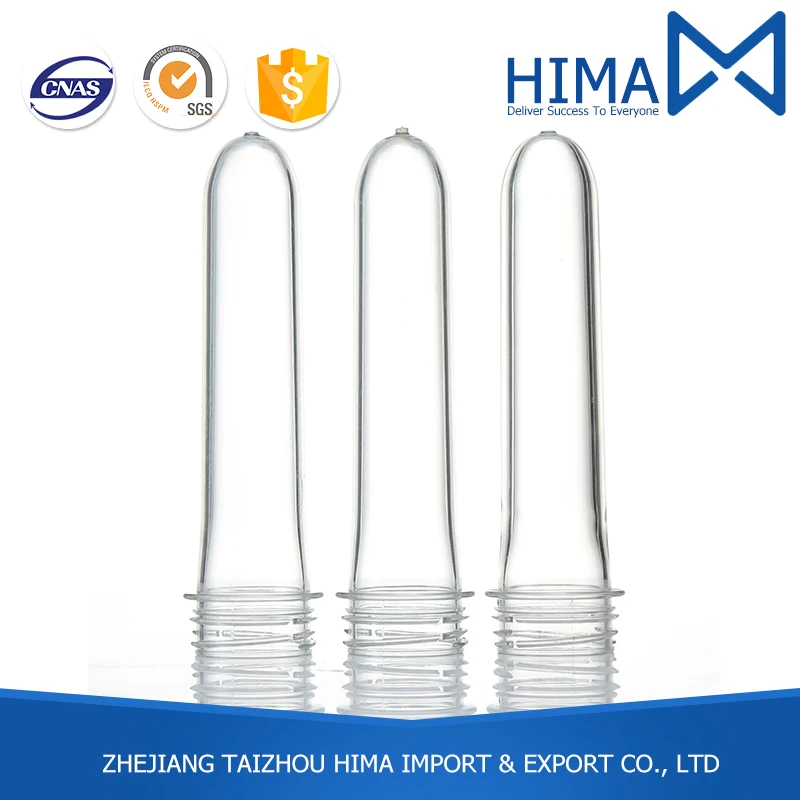 Wholesale Customized plastic bottle 38MM 30G preform PET for mineral bottle/juice/CSD/hot filling