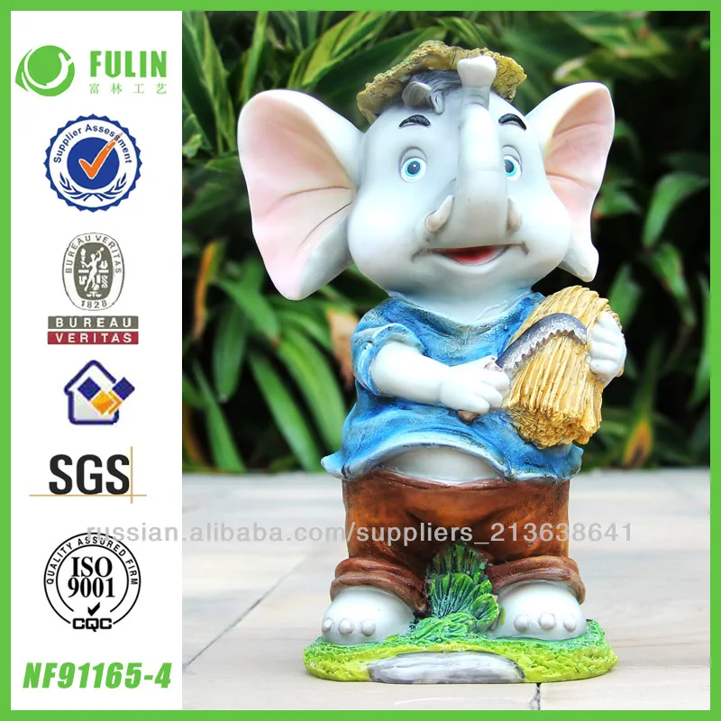 инновации, ручной работы polyresin слона satue