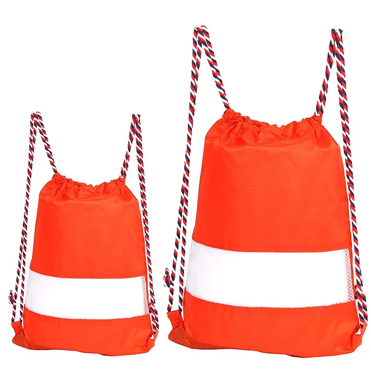 Пользовательский рекламный принт сумка на шнурке Рюкзак Удобный вместительный рюкзак