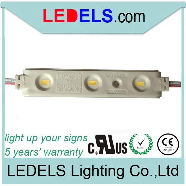 
1.2w 12v 120LM SAMSUNG 5630 led smd module for signage korea samsung led module 