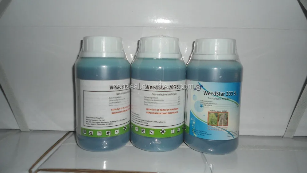 
77182-82-2 Glufosinate-ammonium 20% SL, weed herbicide 