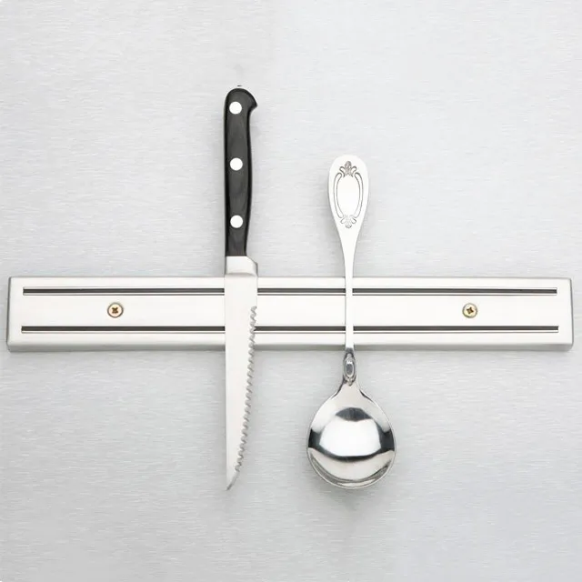 16 дюймов (40 см) Магнитная стойка для ножей/держатель Deluxe элегантная высококачественная нержавеющая сталь