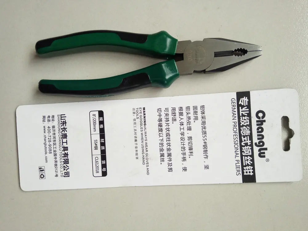 Germany type combination pliers 8 inch wire cutting tools