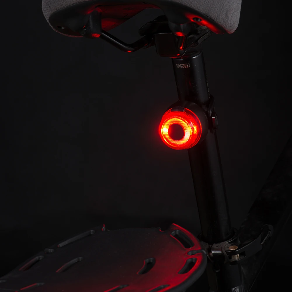 Factory direct Sate-lite USB rechargeable bike light StVZO eletric bike rear  light CREE LED waterproof