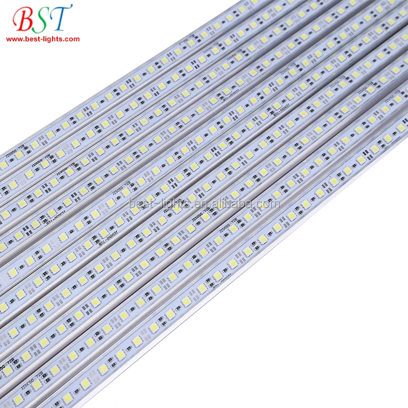 LED Strips with profile custom length LED aluminum profile full glue waterproof LED lighting for beverage cooling refrigerator