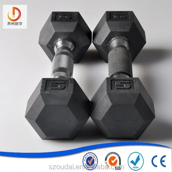 China Odai Foundry cast iron Fitness Gear cast iron dumbbell