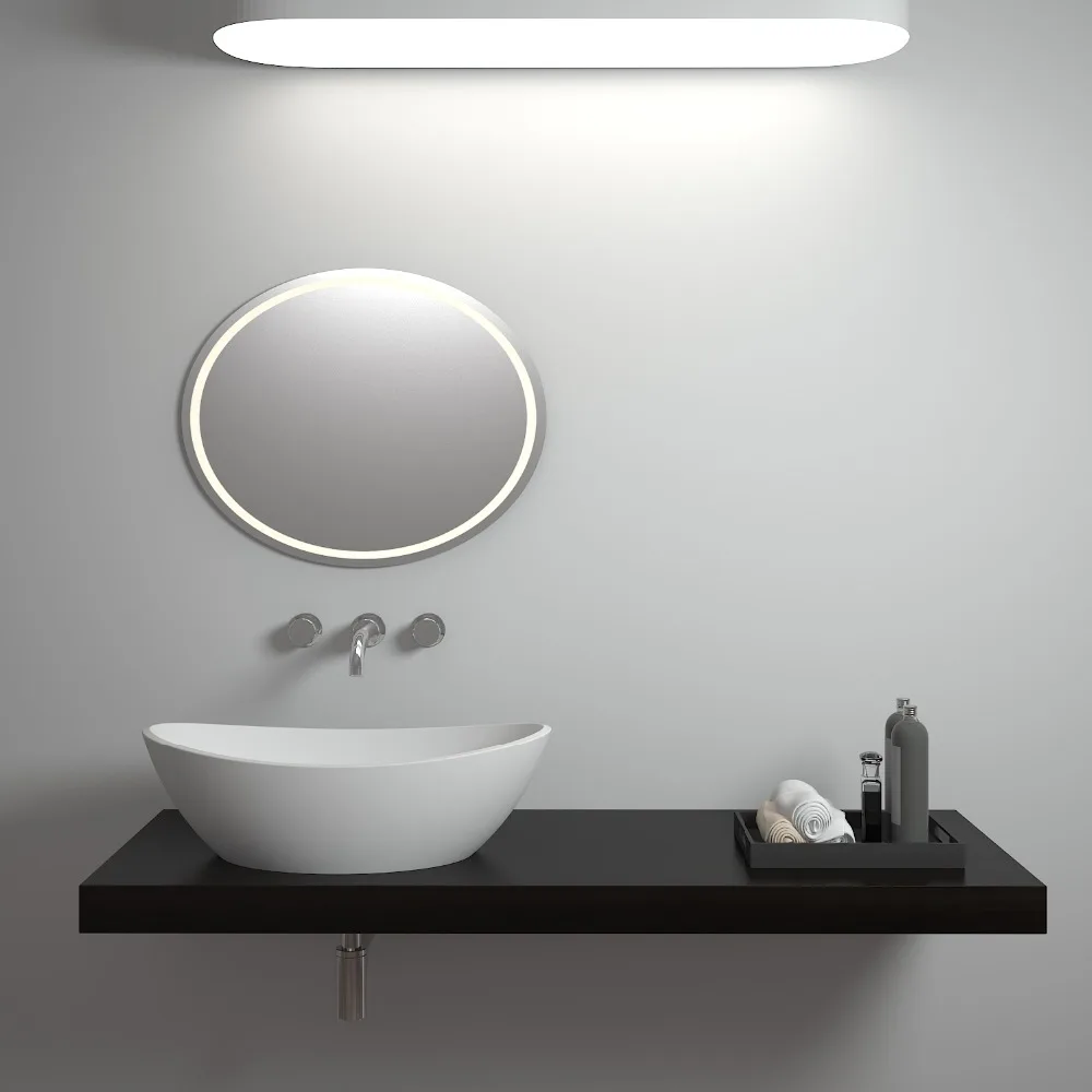 SM-8306 Luxury Hair Salon Deep Solid Surface Bathroom Wash Basin Sink