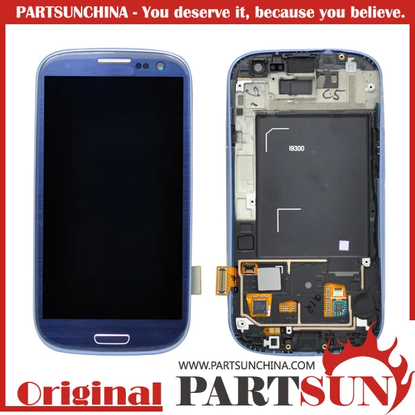 для samsung gt-i9300 галактики s3- полный front+lcd+touchscreen( серый) gh97-13630f